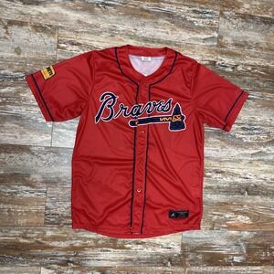 Atlanta Braves Michael Harris II SGA Jersey Size Large Red Stadium Give Away